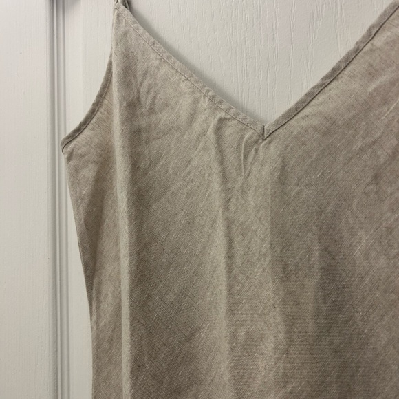 NWT Aritzia linen “Only linen slip midi dress” - spaghetti straps - Picture 16 of 16